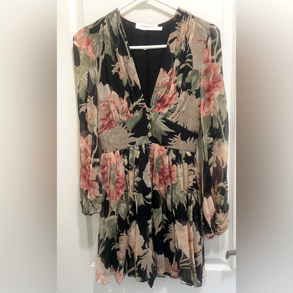 Zimmermann floral rompers size 0
